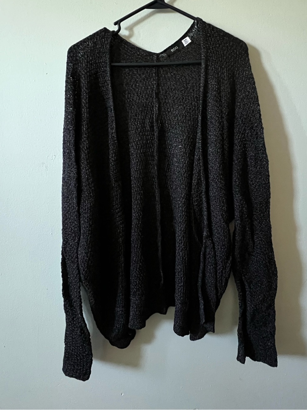 Urban Outfitters BDG Black Open-Front Women's Sweater Cardigan